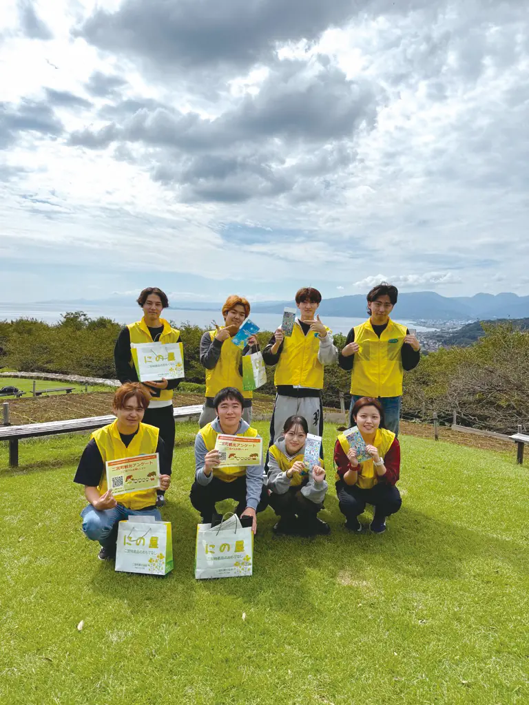 産業能率大学 矢田ゼミ 二宮町特産物販売とフェイスペイント