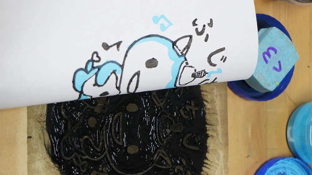 浮世絵すり体験